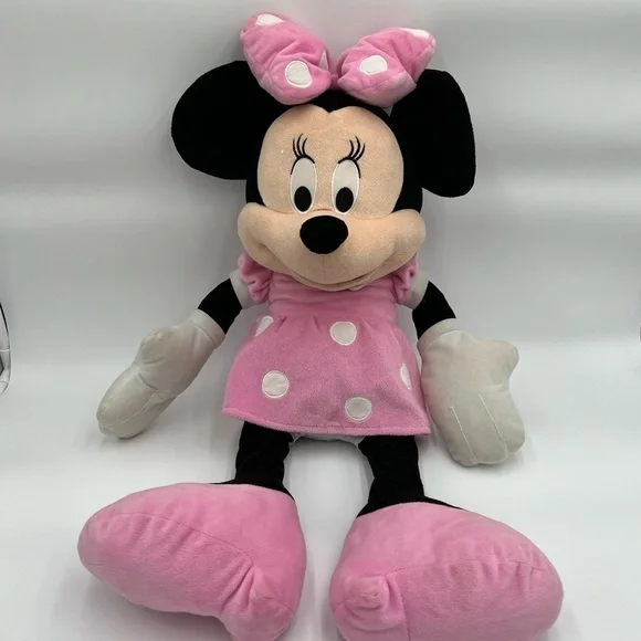 Disney Minnie Mouse Child Plush Stuffed Character Doll - Picture 3 of 5